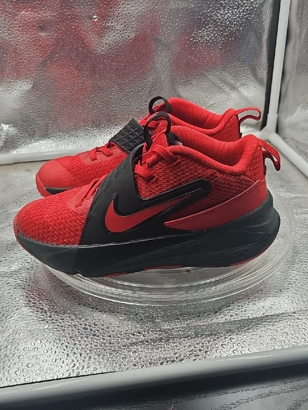 R Red And Black Nike Shoes Size 1.5y